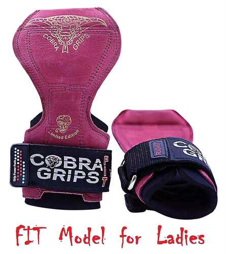 Cobra Grips眼镜蛇牛皮护掌健身手套助力带引体硬拉 - 图1