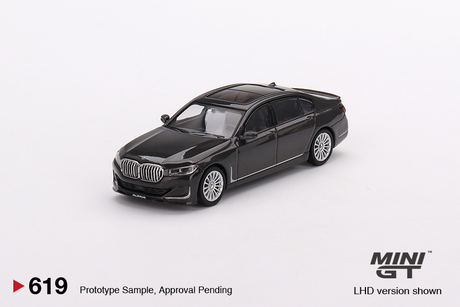 现货|BMW Alpina B7 xDrive Dravit 金属灰 MINIGT 1/64 车模型 - 图1