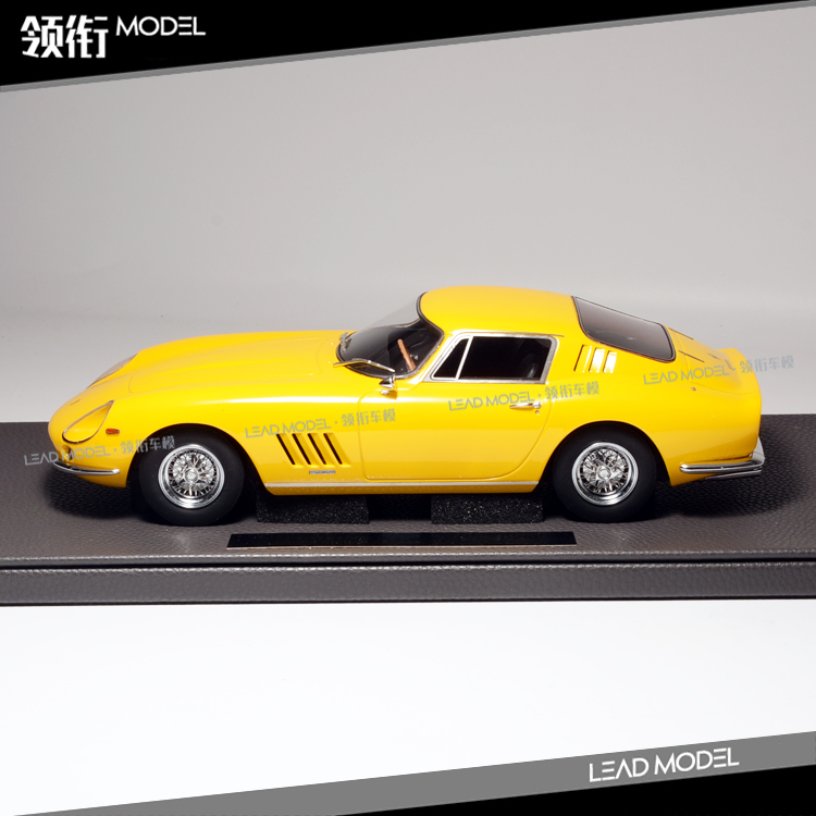 现货|TOP Marques 1/18  275 GTB/4 树脂车模型 黄色 - 图1