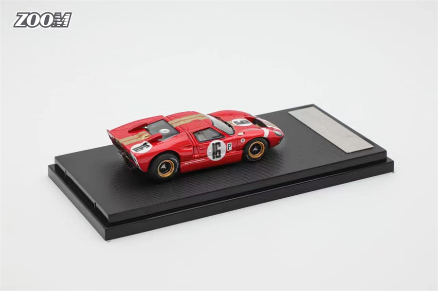 预订|Ford GT40 MK2 Pink #6 #16 Zoom 1/64 福特GT 合金车模型 - 图1