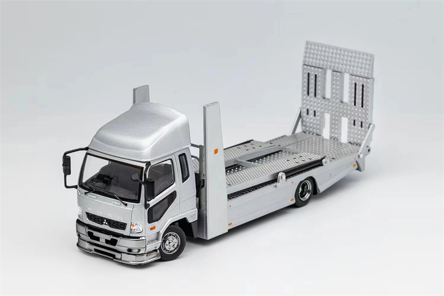 现货|Mitsubishi Fuso Fighter Truck GCD 1/64 双层运输车模型 - 图0