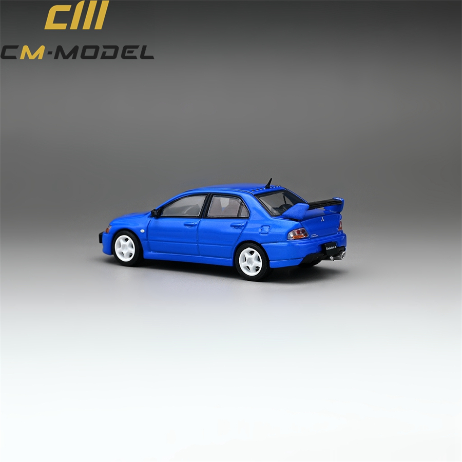 现货|Mitsubishi Lancer Evo9 IX 蓝色附引擎 CM 1/64 三菱车模型 - 图1