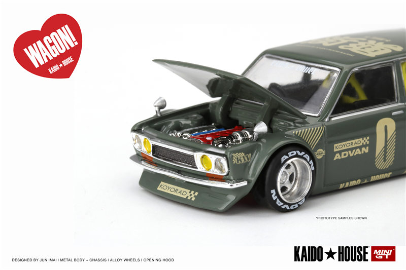 现货|Datsun达特桑 510 旅行版 TSM MINIGT Kaido 1/64 车模型 - 图3