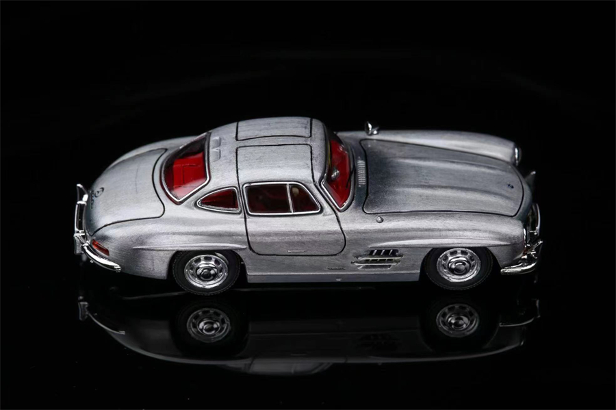 预订|原色 Mercedes Benz 300SL Coupe W198 Seeker 1/64车模型 - 图3