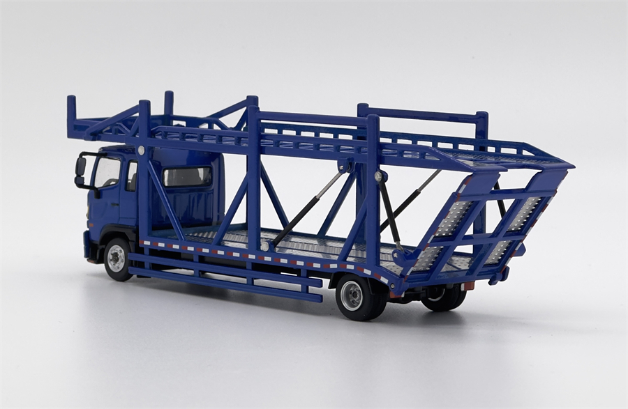 现货|HINO Ranger 日野500 Unique UM 1/64 车模型 Tiny 双层蓝色 - 图0