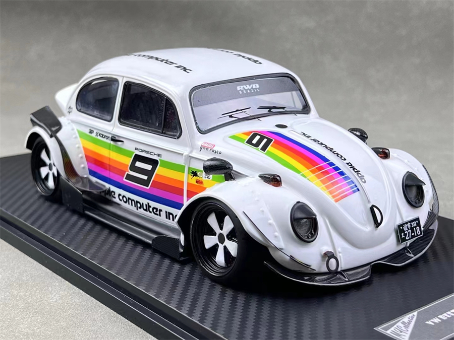 预订|苹果涂装 VW Beetle & RWB 甲壳虫 kit Wide MYC 1/18车模型 - 图3