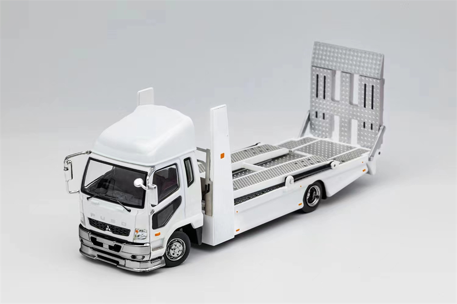 现货|Mitsubishi Fuso Fighter Truck GCD 1/64 双层运输车模型 - 图1