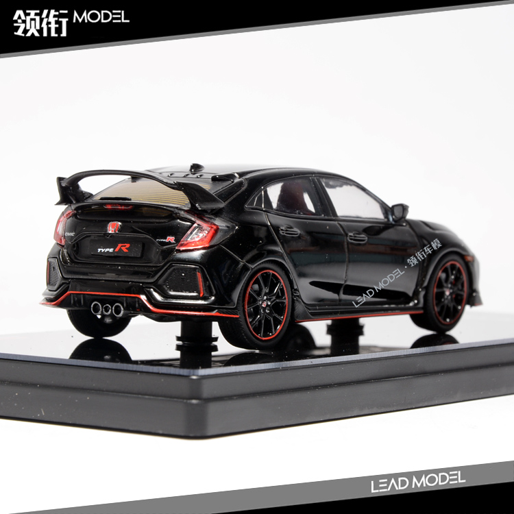 现货|TSM 1/43 本田 思域 CIVIC TYPE R FK8 黑色 车模型 - 图2