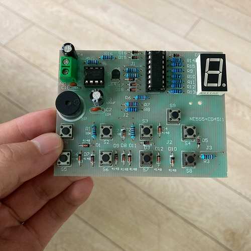 CD4511 восьми дорожных цифровых продаж комплект 8 Road Electronic Contest Travening Travening Travening Diy Sanda