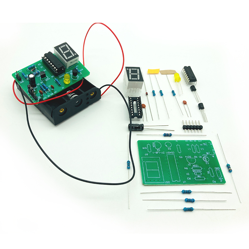 数显LED逻辑笔电子套件 高低电平测试电路散件 电子焊接diy小套件 - 图2