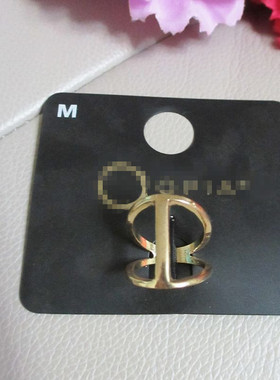 出口外贸饰品欧美时尚百搭简约派对镶钻水钻单钻镂空皇冠戒指