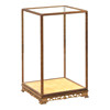 Glass cover mahogany Ming and Qing classical carving factory direct sales