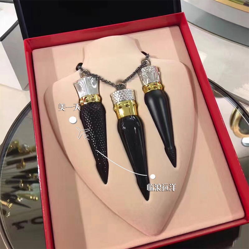 cl口红萝卜丁金管女王权杖黑管001M细跟386Lchristian louboutin3-图0