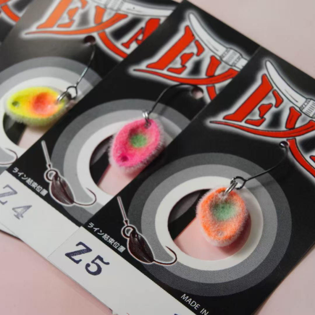 日本GOD HANDS微物鳟鱼路亚饵毛绒EXA纽扣饵管理场鲑鱼单钩1.4克,淘宝优惠券,粉丝福利购,淘宝优惠卷