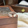 Pure silver 999 wheat ear filigree ring attracts wealth and luxury