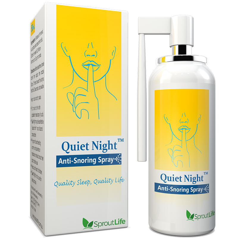 打呼噜神器澳洲quiet night止鼾喷雾女治呼噜消药贴防打鼾矫正器 - 图3