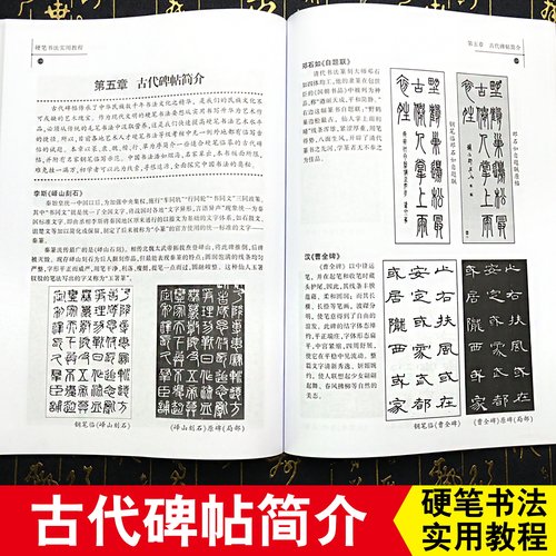 硬笔实用教程书法考级指导钢笔字帖教材楷书行书隶书魏碑草李放鸣 - 图3