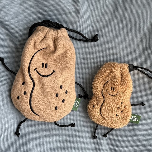 Little Pina Good Things Peanuts Original Illustration Design Bouquet Pocket Storage Mobile Bag Ladder Store Cooperation