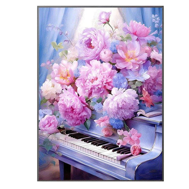 5d客厅2026新款钻石画方钻满钻琴房音乐钢琴点粘贴钻十字绣砖石秀,淘宝优惠券,粉丝福利购,淘宝优惠卷