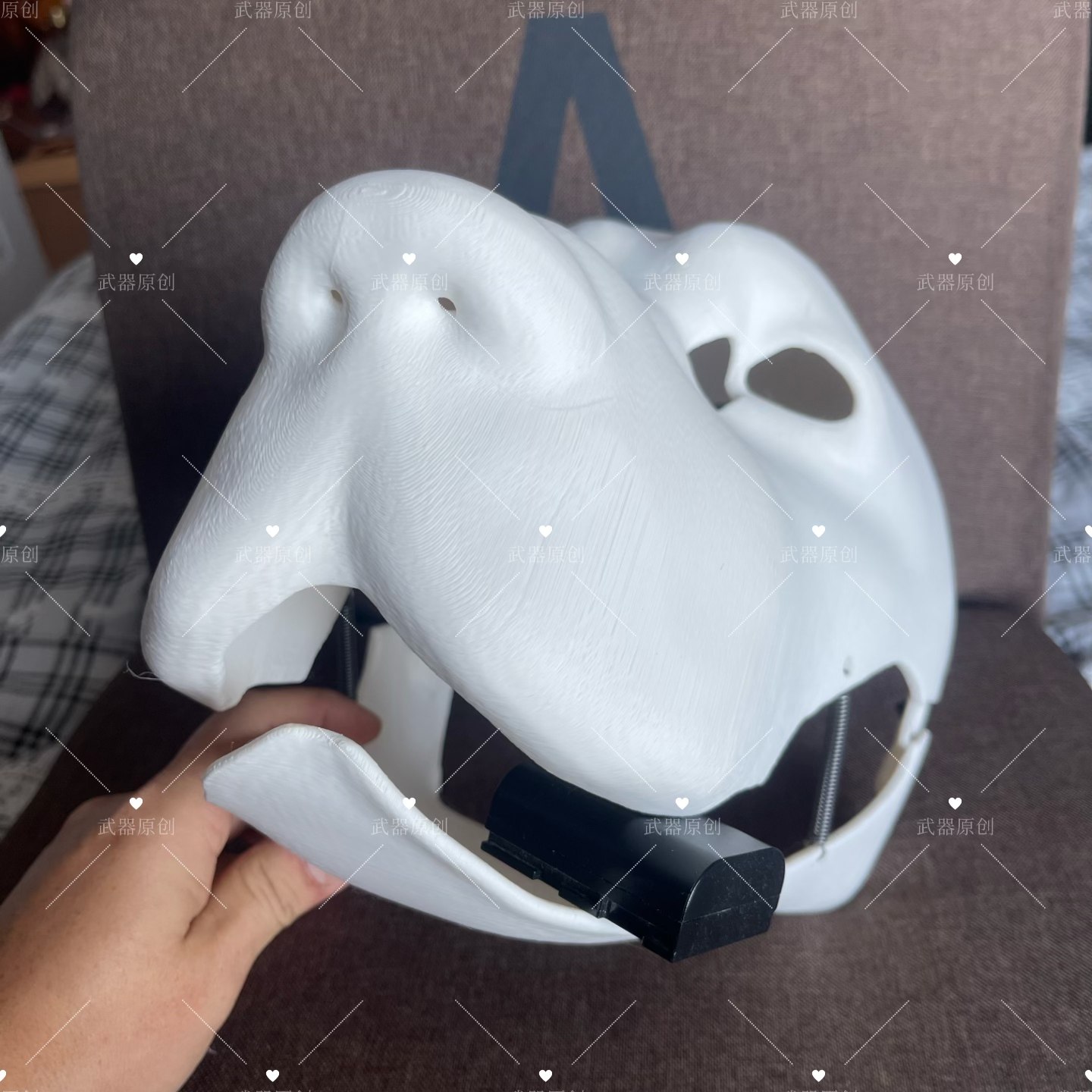 写实大丹犬狗兽头头骨原创建模兽装配件可动鄂下巴福瑞表演,淘宝优惠券,粉丝福利购,淘宝优惠卷