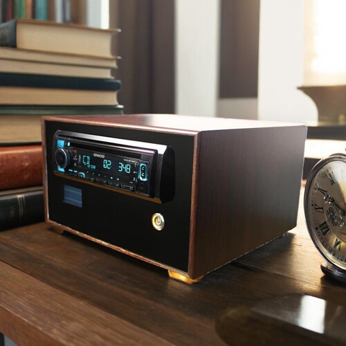 建伍KDC-BT660U发烧专业CD机无损USB蓝牙播放器汽车主机改装家用 - 图0