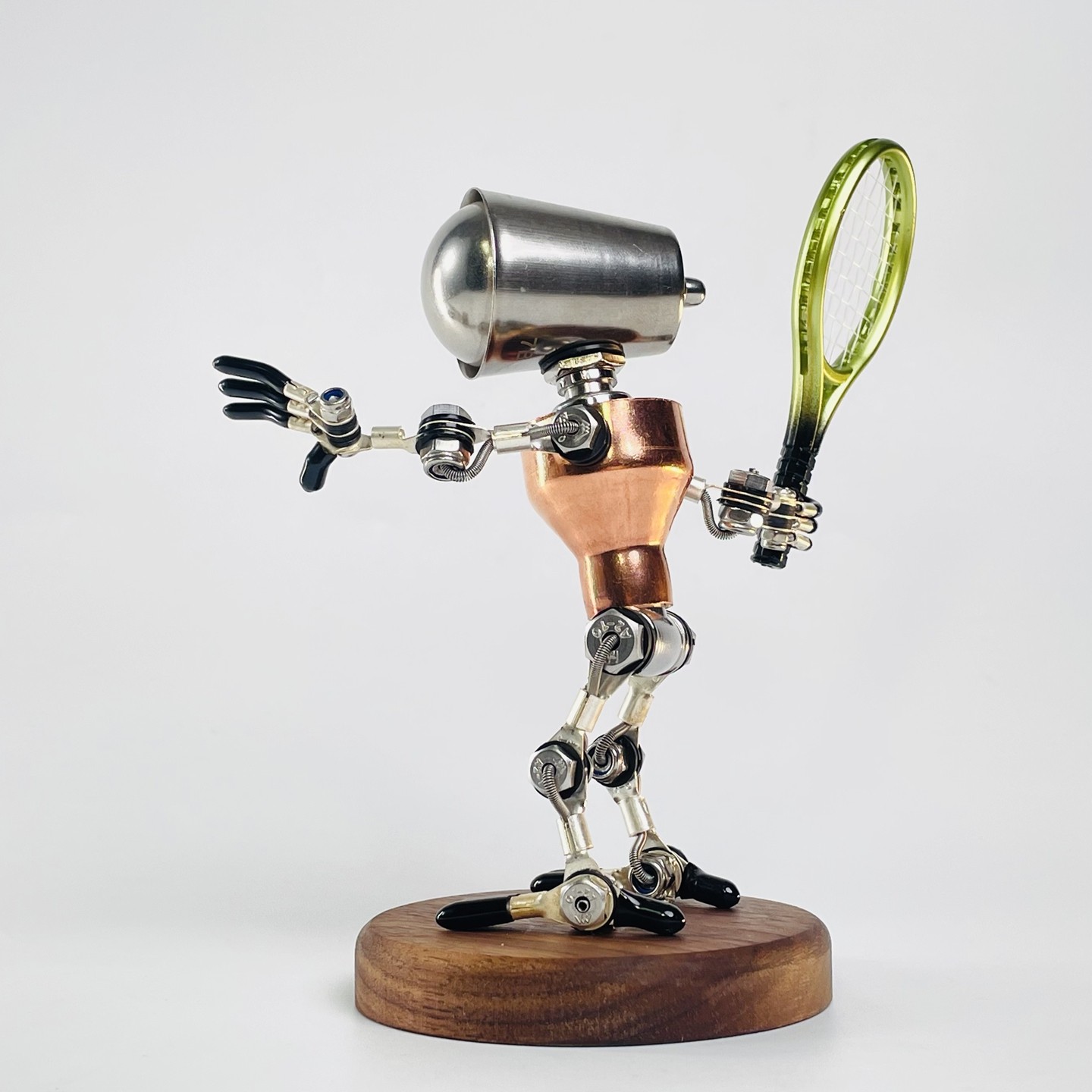 网球大师 车载赛博运动手办桌面摆件机械组合 机器人玩偶创意礼物,淘宝优惠券,粉丝福利购,淘宝优惠卷