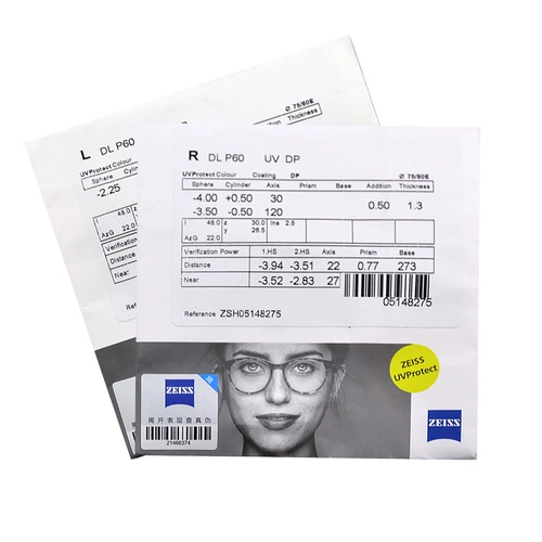 Zeiss Zhirui Single Light Series 1,5 1.6 1.67 1.74 Платиновая пленка/анти -беглая легкая пленка может быть оснащена поляризованными линзами