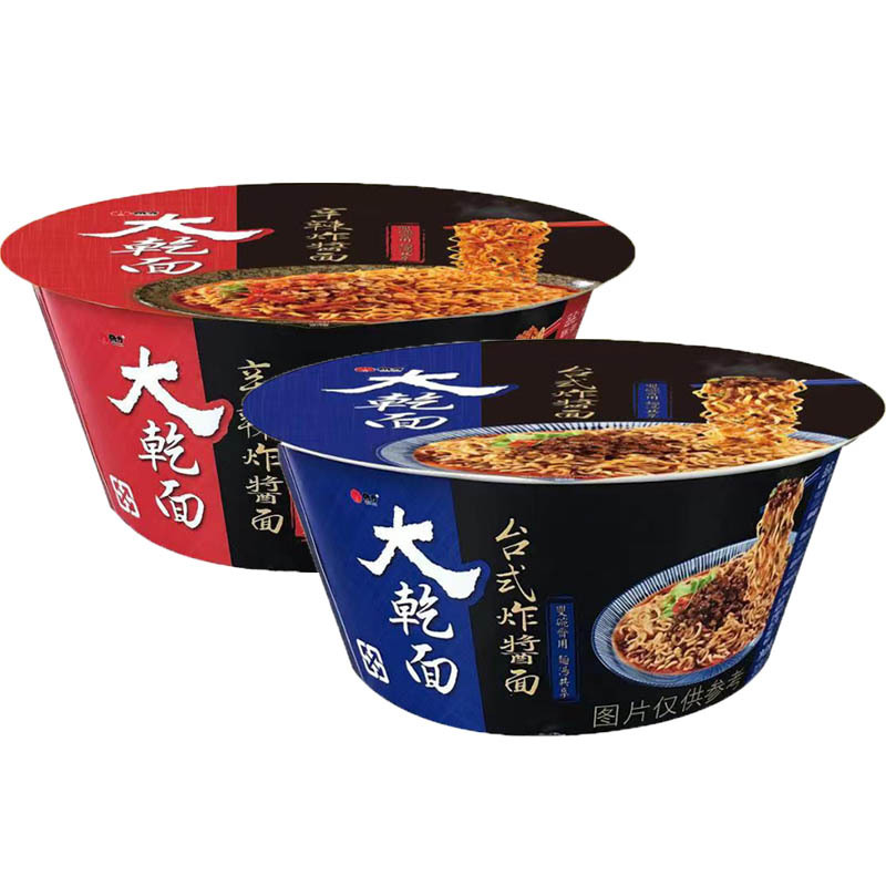 台湾进口面食维力大干面台式辛辣味炸酱面拌面速食方便面碗装泡面 - 图3