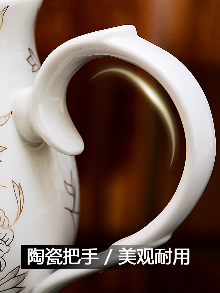 茶壶泡茶家用陶瓷泡茶壶煮茶壶焖茶壶小茶壶水壶茶具茶水壶沏茶壶