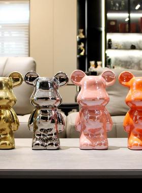 景德镇陶瓷暴力熊摆件客