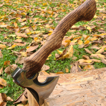 Russian Tomahawk 65 manganese steel forged outdoor camping chop tree splitting firewood camp axe for home chopping and anti-body axe