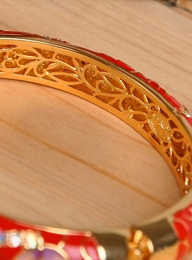 北京景泰蓝手镯复古女工艺品珐琅