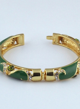 北京手镯复古宫廷女子珐琅掐丝椭