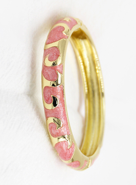 儿童镀金景泰蓝手镯礼物珐琅正宗