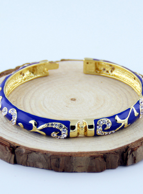 北京景泰蓝手镯掐丝七宝烧手镯女