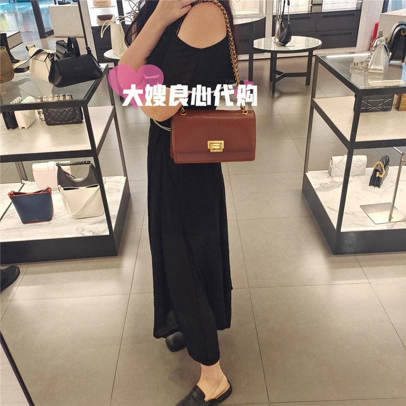 CHARLES＆KEITH香风小CK2-20840317-8腋下链条方扣单肩斜挎女包