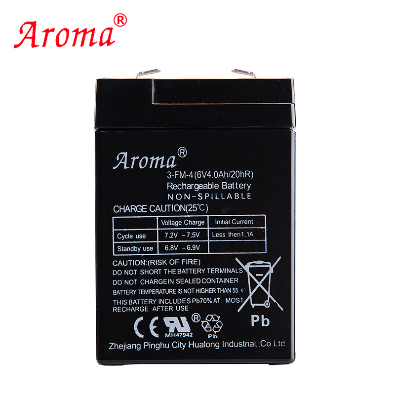 Aroma3-FM-4(6V4.0Ah20hR)儿童电动车汽车玩具车摩托车电瓶蓄电池 - 图1