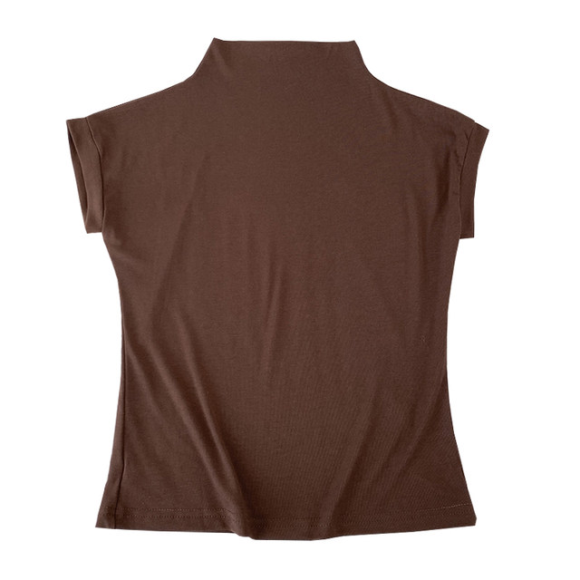 Korean style fashionable moderate half high collar cotton