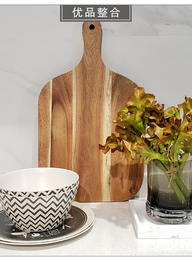 室内厨房沙拉碗托盘组合软装饰品