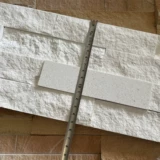 Каменная мозаика натуральная мраморная мраморная белый песок с длинной полоса