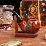 Импортная трубка из бриара, большая мужская трубка с бычьей головкой ручной работы, удобная высококачественная трубка для фильтра из цельного дерева