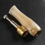 Як -роговый мужской сигаретный сигаретный тип моллюсков Круглый тип можно очистить с двойной фильтрацией сигарет говяжий коровье стержень густой и тонкая сигарета