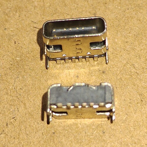 一元10个 DIY TYPE-C母座6P板DIP母座 编带版 - 图1