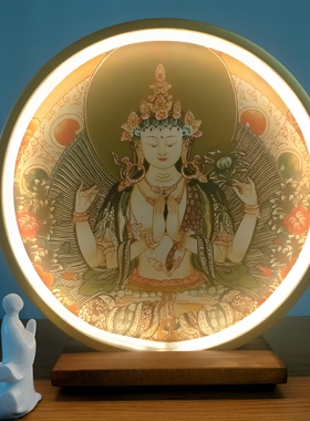 长明灯佛堂铝合金LED灯佛光背景