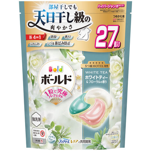 日本原装 宝洁P&G 碧浪Ariel 新款4D/3D洗衣凝珠洗衣球 袋装替换 - 图3