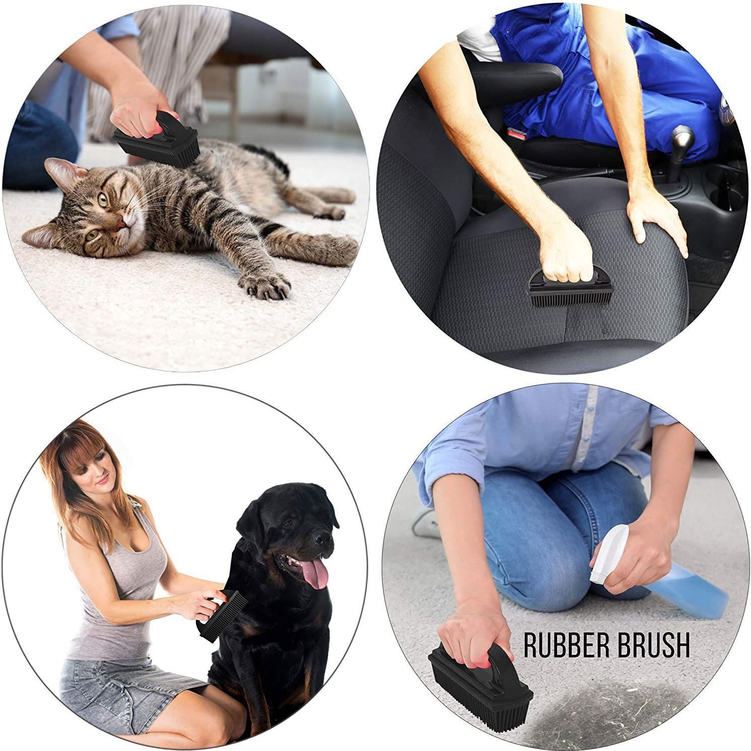 Multi-purpose pet hair removal brush, pet hair removal brush, suitable for sofa, bed sheets, car carpet, pet hair removal