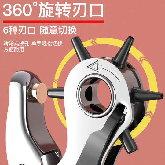 Arrizo-pinzas de perforación para cinturón, perforadora multifuncional para ojos, punzonadora, cinturón, punzonadora, agujero redondo, agujero plano, ovalado