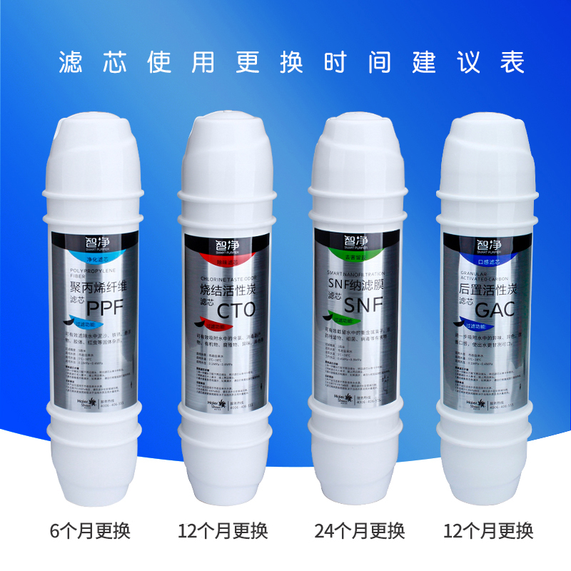 海尔施特劳斯净水器滤芯HSNF-300P1 50-5H P85)纳滤膜活性炭换芯-图1