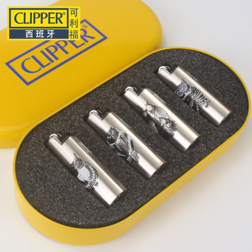 clipper可利福金属打火机砂轮可充气火石齿轮安全防摔防爆打火机 - 图3