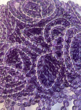 天然水晶巴西紫水晶手链女手串